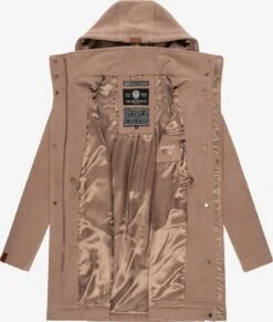 Marikoo Wintermantels Wintermantel Dames Lichtbruin -Marikoo Verkoopwinkel 03d10f5f158bd7faabec1f394b0a72a4