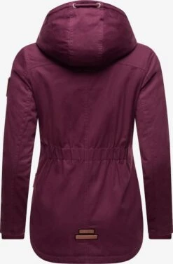 Marikoo Winterjassen Winterjas Bikoo Dames Wijnrood -Marikoo Verkoopwinkel 04034392d7f1aa78d7f1e32d7df8ddf7