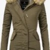 Marikoo Parkas Winterparka Karmaa Dames Kaki