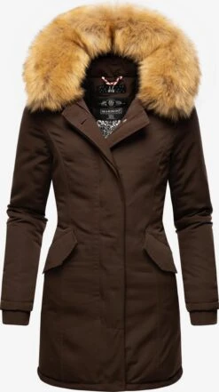 Marikoo Parkas Winterparka Karmaa Dames Bruin