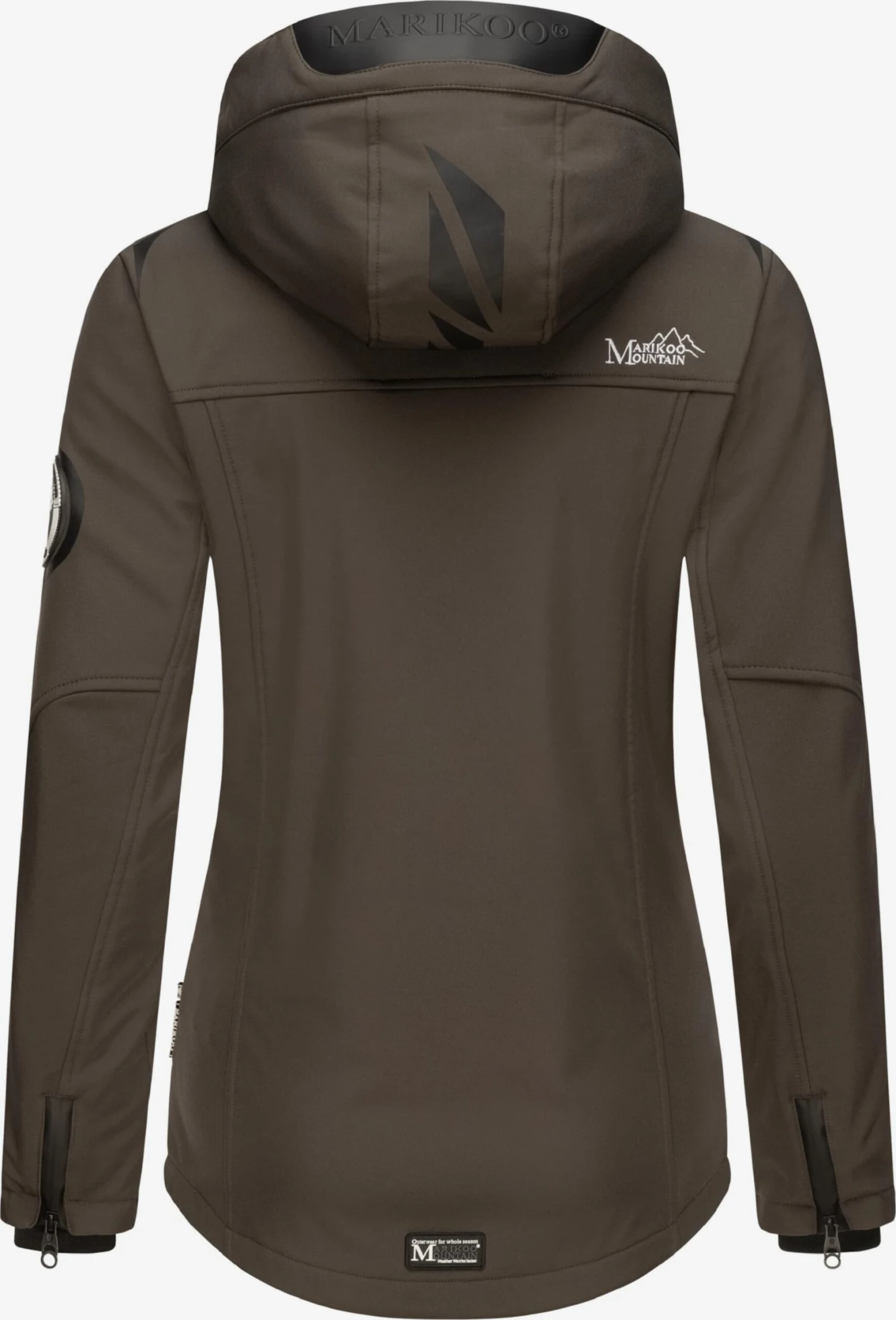 Marikoo Winterjassen Winterjas Dames Bruin 3 Marikoo Winterjassen Winterjas Dames Bruin - Afbeelding 3