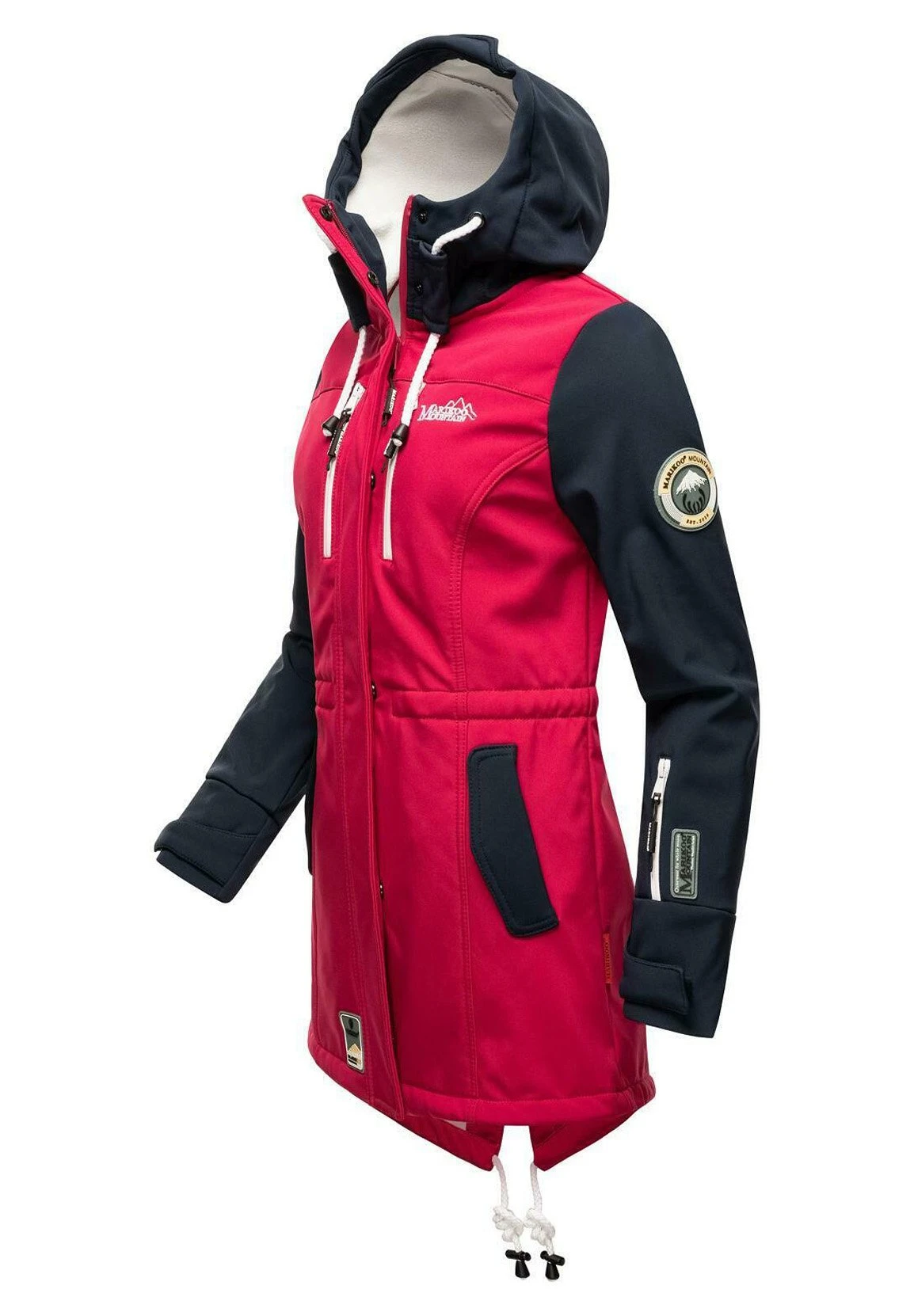 Marikoo Zimtzicke - Parka - Fuchsia Navy 2 Marikoo Zimtzicke - Parka - Fuchsia Navy - Afbeelding 2