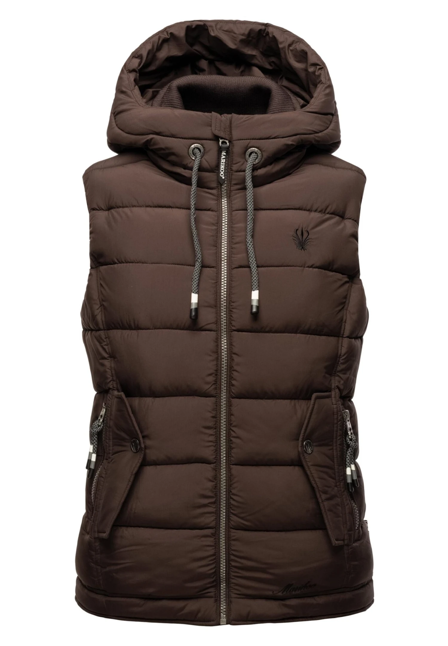 Marikoo Taisaa - Bodywarmer - Dark Choco 5 Marikoo Taisaa - Bodywarmer - Dark Choco - Afbeelding 5