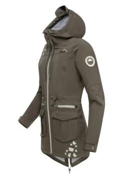 Marikoo Ulissaa - Regenjas - Dark Grey -Marikoo Verkoopwinkel 0d7098d8de4548f5bdc2cb69c1a3338e