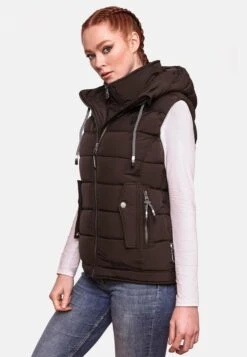 Marikoo Bodywarmers Bodywarmer Taisaa Dames Donkerbruin -Marikoo Verkoopwinkel 10edc9c49f19d6645e64abcb3f432bd9