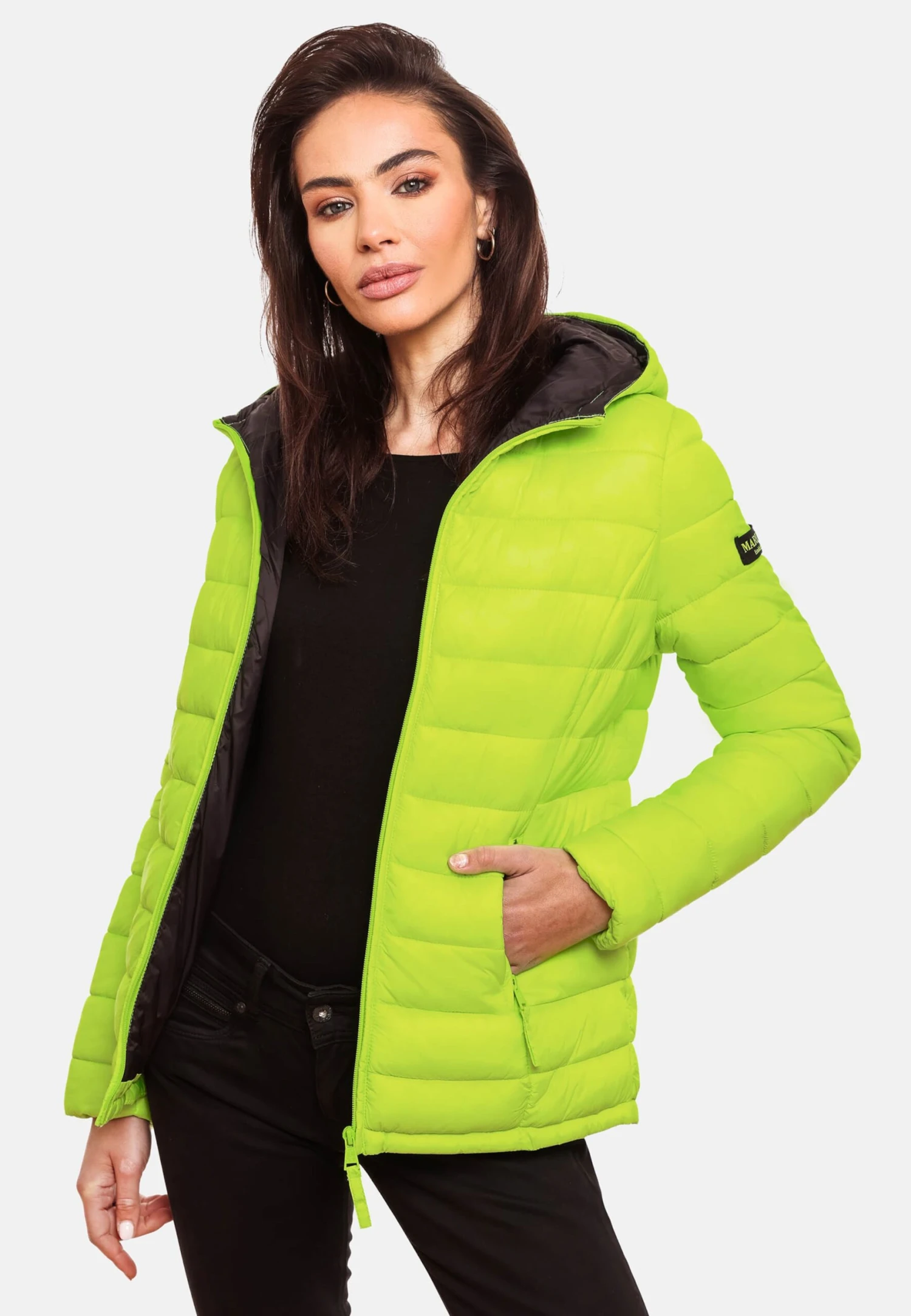 Marikoo Outdoor Jassen Functionele Jas Dames Neongroen 8 Marikoo Outdoor Jassen Functionele Jas Dames Neongroen - Afbeelding 8