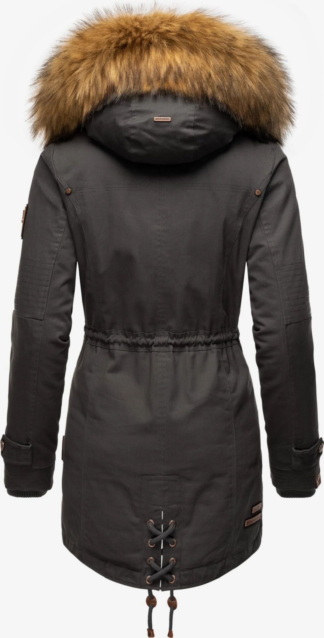 Marikoo Parkas Winterparka La Viva Prc Dames Antraciet 3 Marikoo Parkas Winterparka La Viva Prc Dames Antraciet - Afbeelding 3