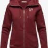 Marikoo Sweatvesten Sweatvest Setsunaa Dames Bordeaux