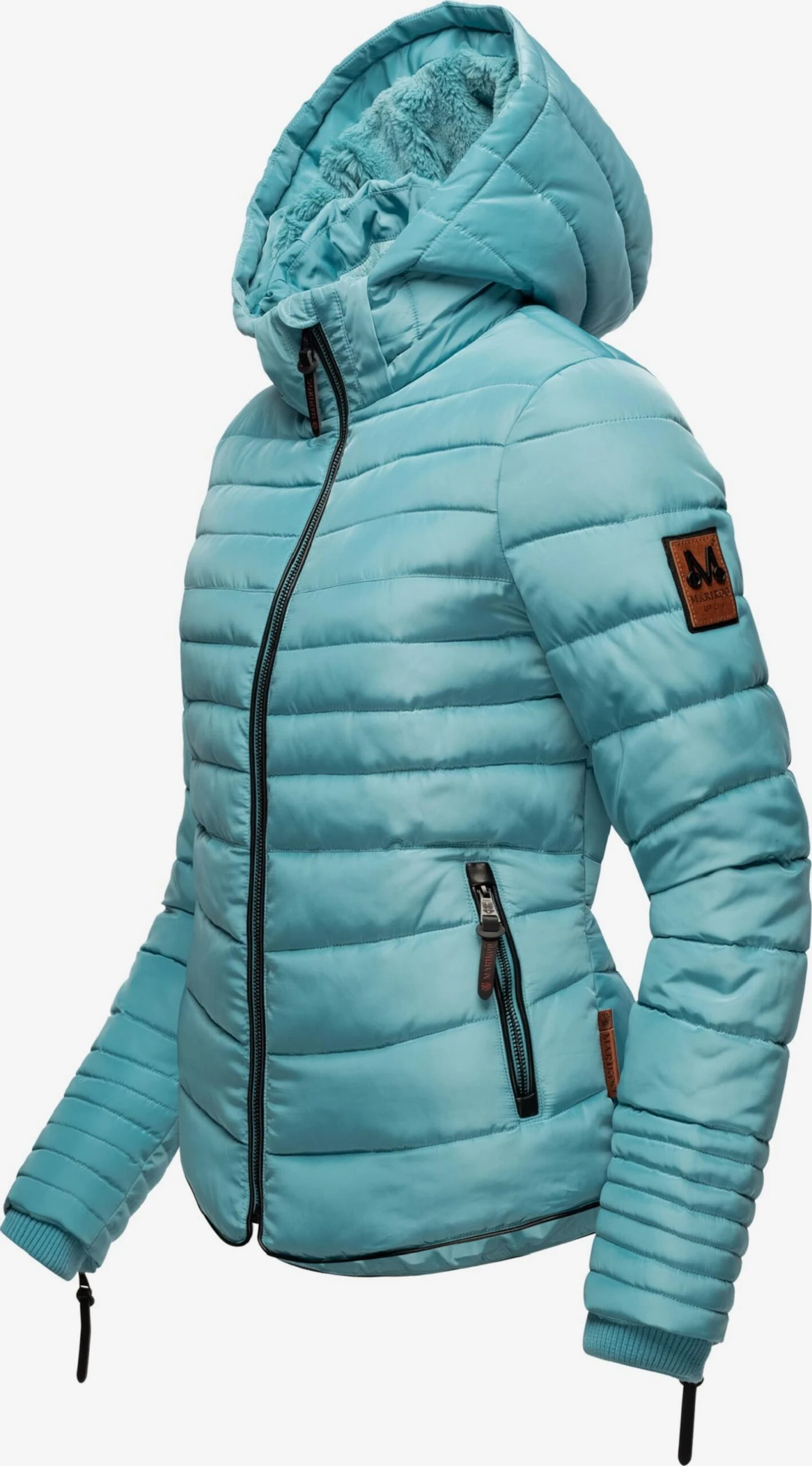 Marikoo Winterjassen Winterjas Amber Dames Blauw 2 Marikoo Winterjassen Winterjas Amber Dames Blauw - Afbeelding 2