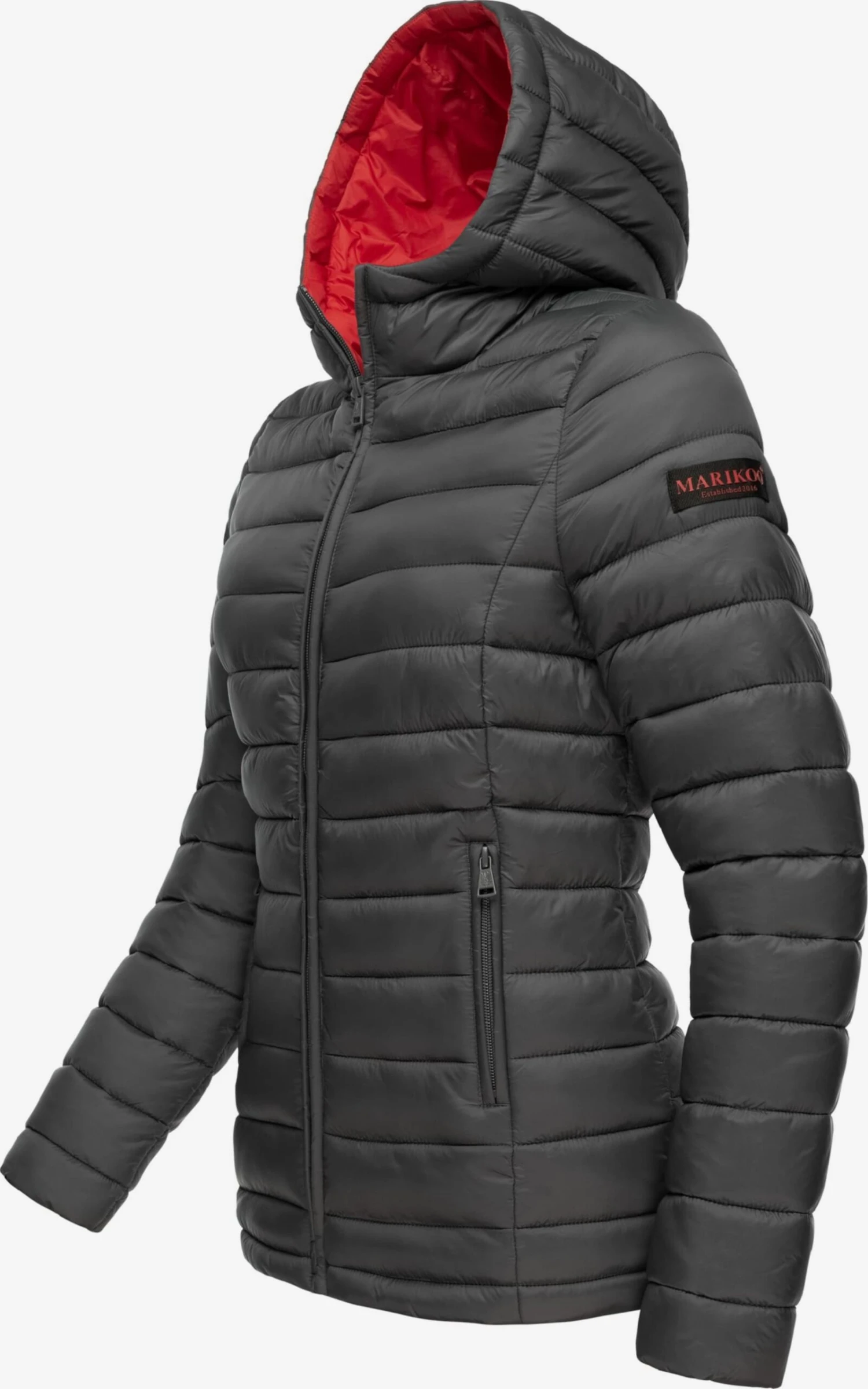 Marikoo Outdoor Jassen Functionele Jas Dames Antraciet 2 Marikoo Outdoor Jassen Functionele Jas Dames Antraciet - Afbeelding 2