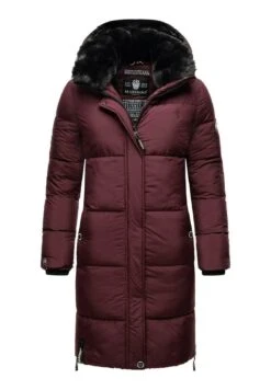 Marikoo Streliziaa - Winterjas - Dark Red Melange -Marikoo Verkoopwinkel 296d11eac2c4400c816b089a11fb91c9
