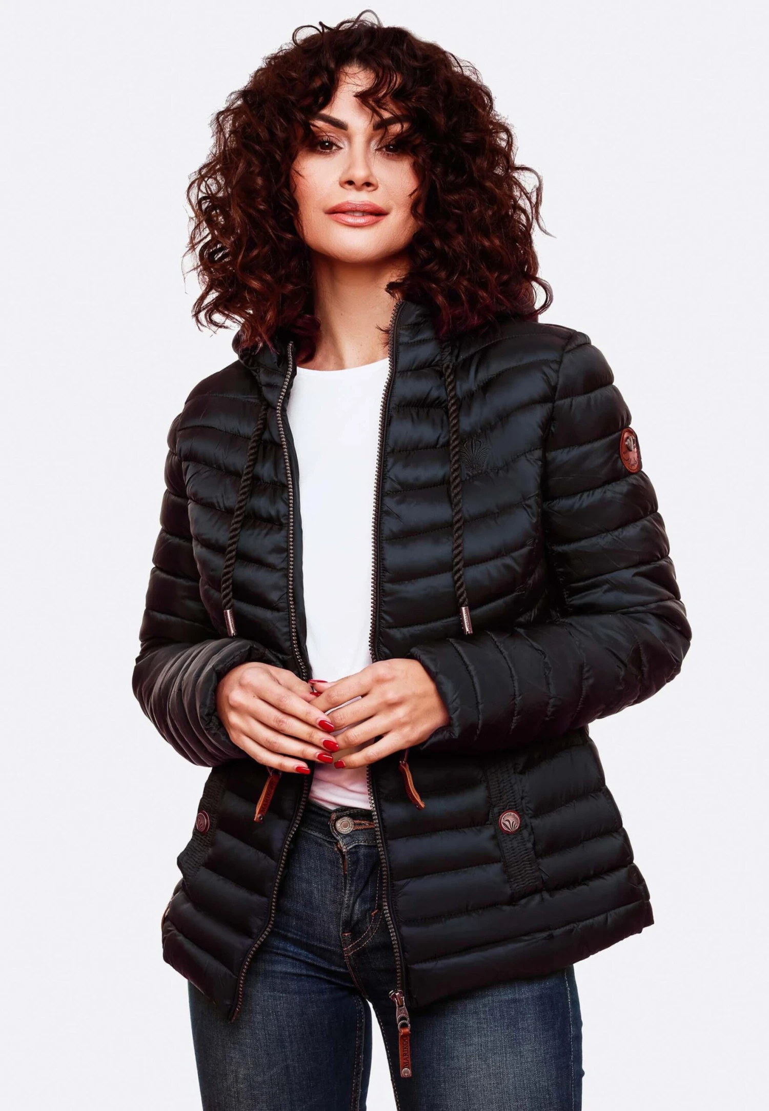 Marikoo Tussenjassen Tussenjas Aniyaa Dames Navy 9 Marikoo Tussenjassen Tussenjas Aniyaa Dames Navy - Afbeelding 9