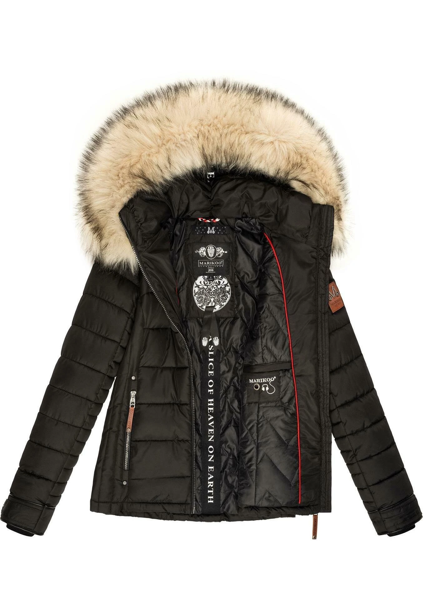 Marikoo Lerikaa - Winterjas - Black 5 Marikoo Lerikaa - Winterjas - Black - Afbeelding 5
