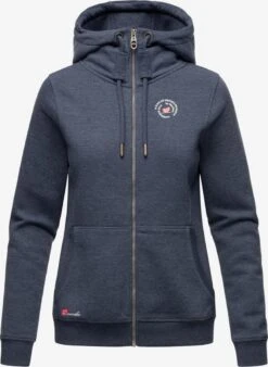 Marikoo Sweatvesten Sweatvest Setsunaa Dames Duifblauw -Marikoo Verkoopwinkel 2ed6ab75e27d19a1143ce1dd0cbab088