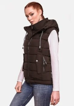 Marikoo Taisaa - Bodywarmer - Dark Choco 12 Marikoo Taisaa - Bodywarmer - Dark Choco -Marikoo Verkoopwinkel 2f2880d004bd495184a21015379d8680