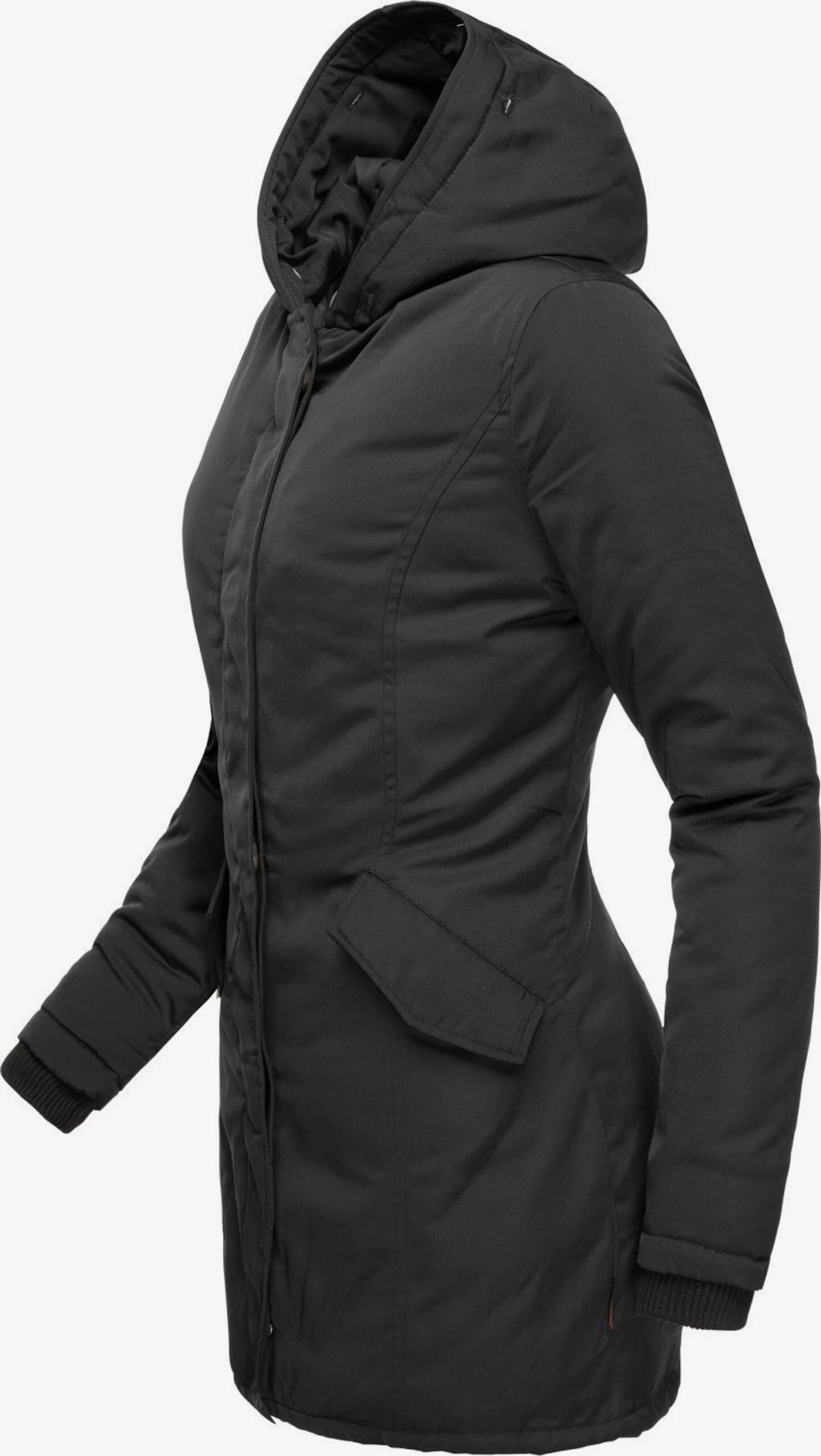Marikoo Parkas Winterparka Karmaa Dames Zwart 3 Marikoo Parkas Winterparka Karmaa Dames Zwart - Afbeelding 3