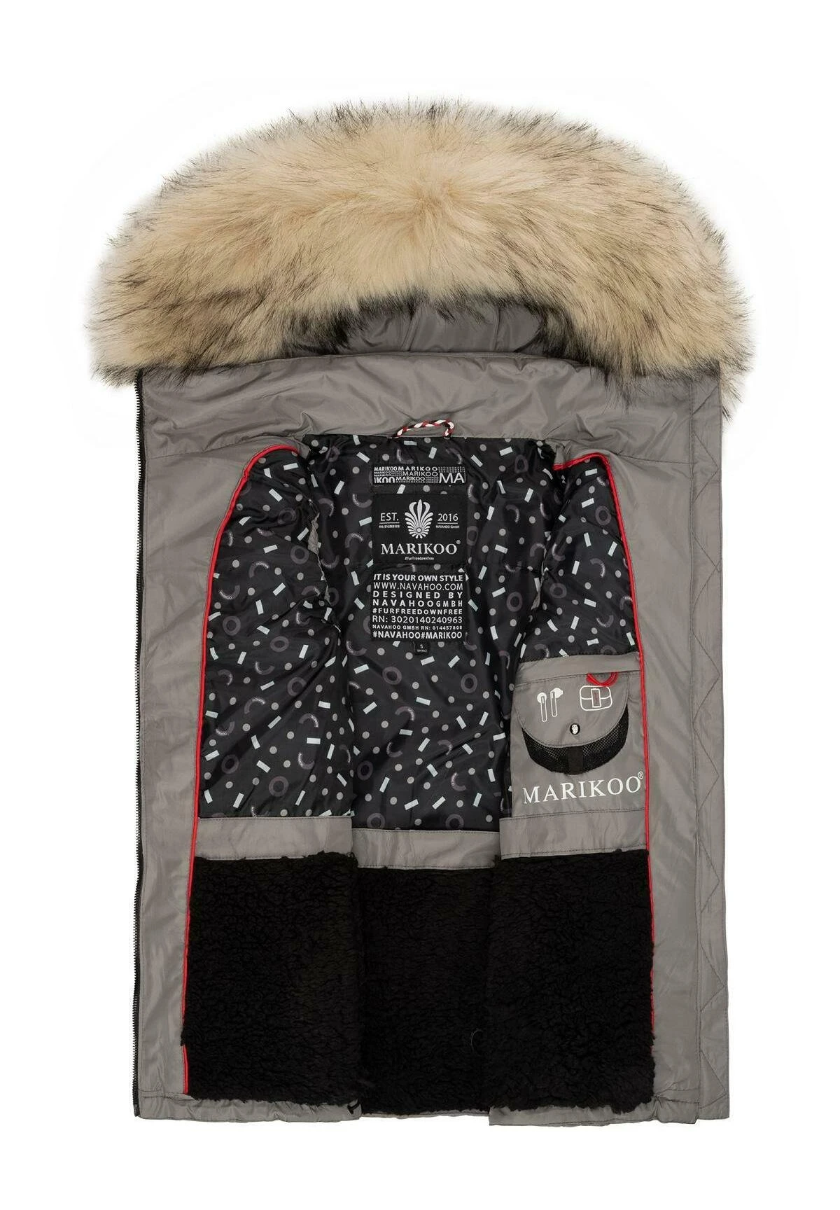 Marikoo Bodywarmer - Grey 5 Marikoo Bodywarmer - Grey - Afbeelding 5