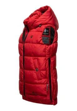 Marikoo Zarinaa - Bodywarmer - Red -Marikoo Verkoopwinkel 3693211697d94118a6f26c70844da4e2