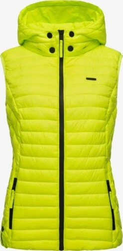 Marikoo Bodywarmers Bodywarmer Dames Limoen -Marikoo Verkoopwinkel 39018458180bfbf23135dc7039c94f14