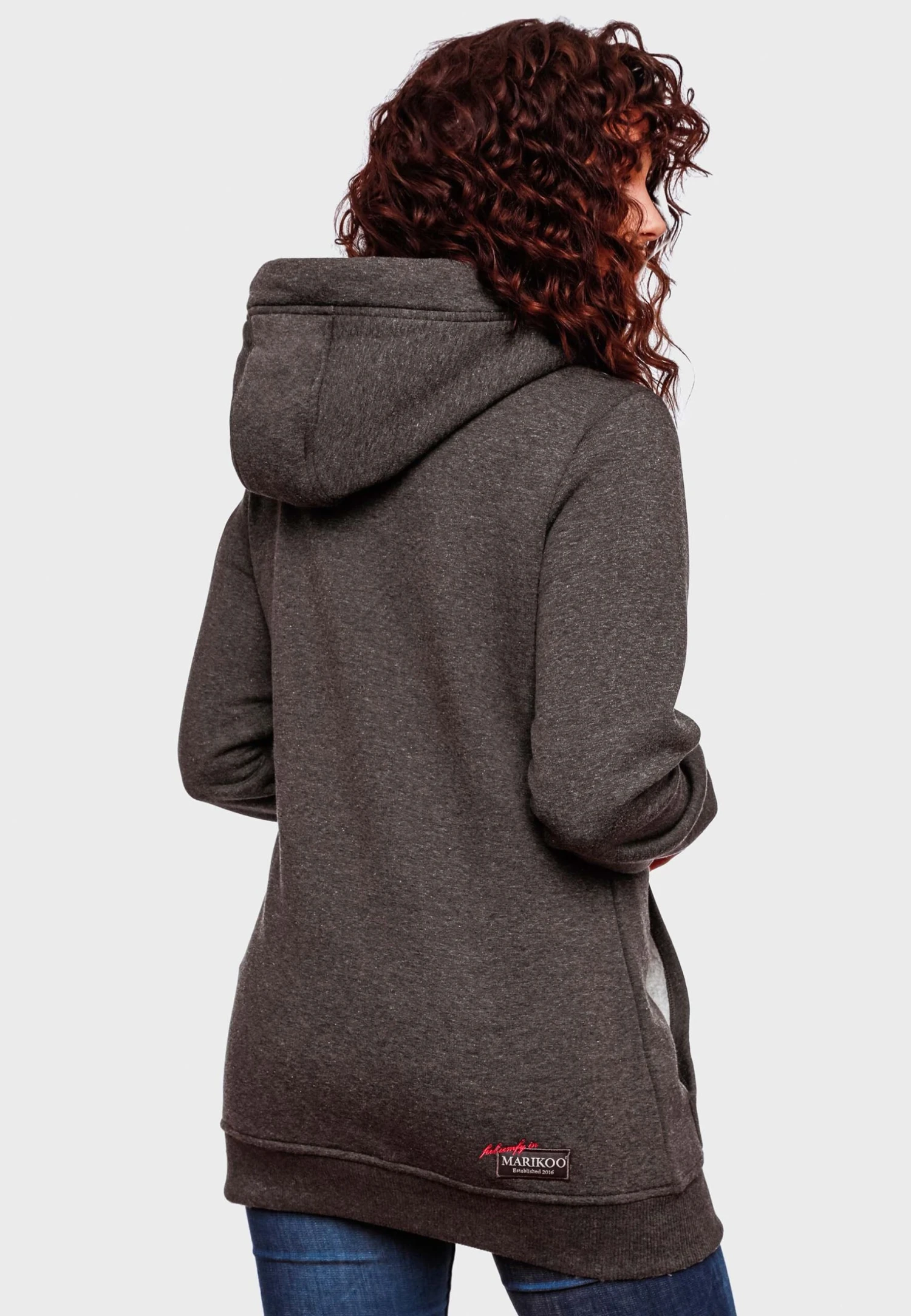 Marikoo Izuyaa - Hoodie - Dark Grey Melange 2 Marikoo Izuyaa - Hoodie - Dark Grey Melange - Afbeelding 2