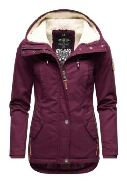 Marikoo Bikoo - Winterjas - Dark Red Melange -Marikoo Verkoopwinkel 39d55061657c441ca7072587deafb99d