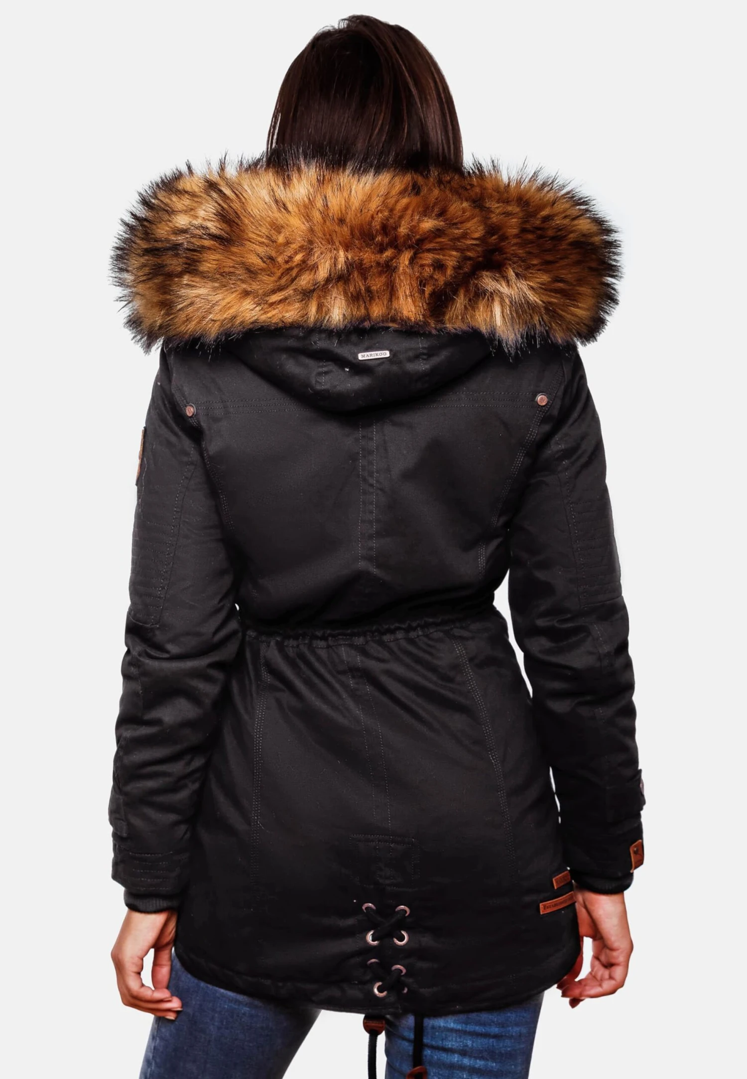 Marikoo Parkas Winterparka La Viva Dames Zwart 8 Marikoo Parkas Winterparka La Viva Dames Zwart - Afbeelding 8