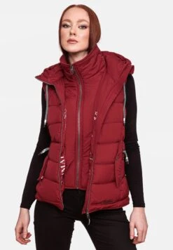 Marikoo Taisaa - Bodywarmer - Blood Red 13 Marikoo Taisaa - Bodywarmer - Blood Red -Marikoo Verkoopwinkel 3c3bdc13fe734d38865b8d4e18ac8f0d