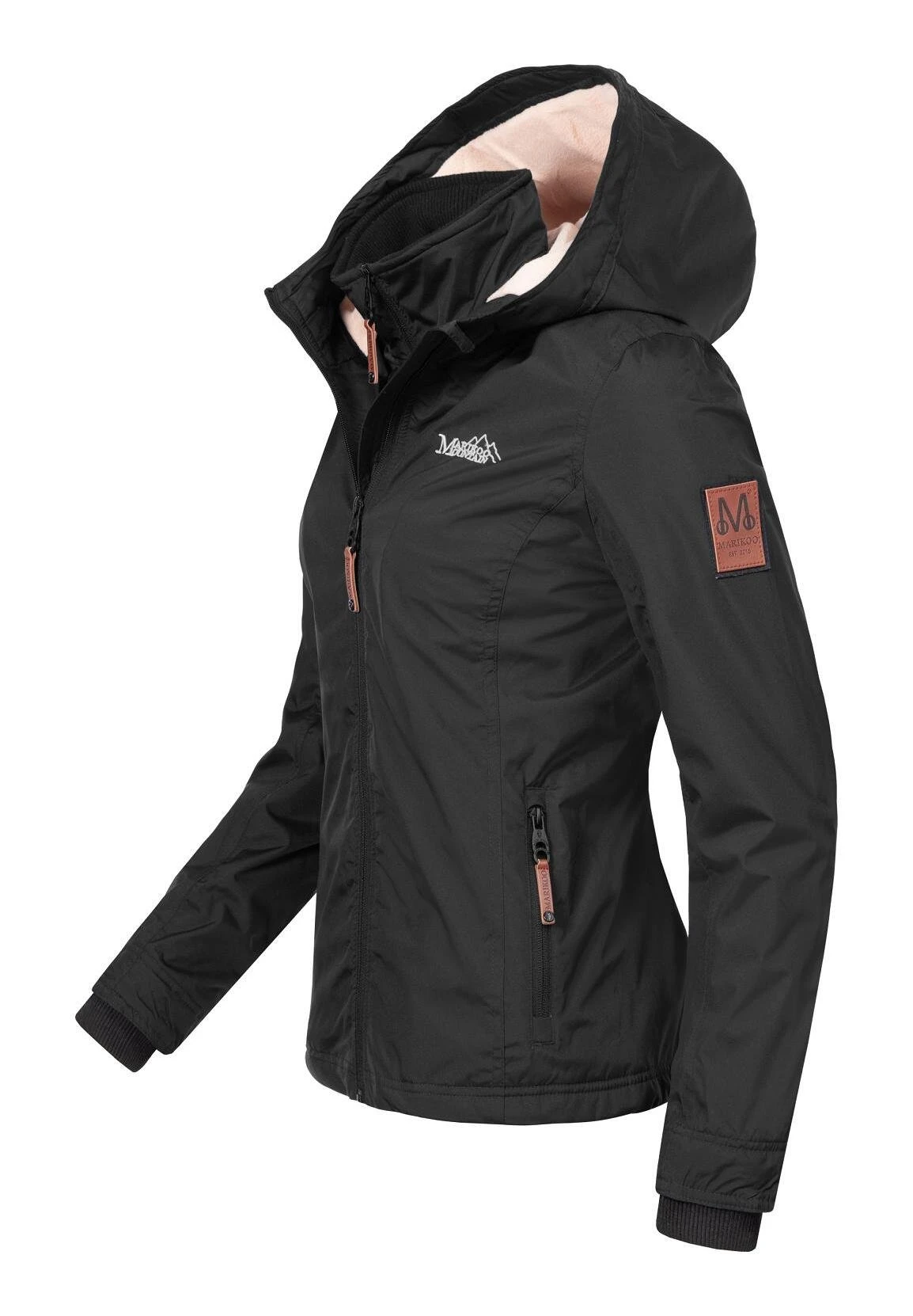 Marikoo Erdbeere - Outdoorjas - Black 3 Marikoo Erdbeere - Outdoorjas - Black - Afbeelding 3
