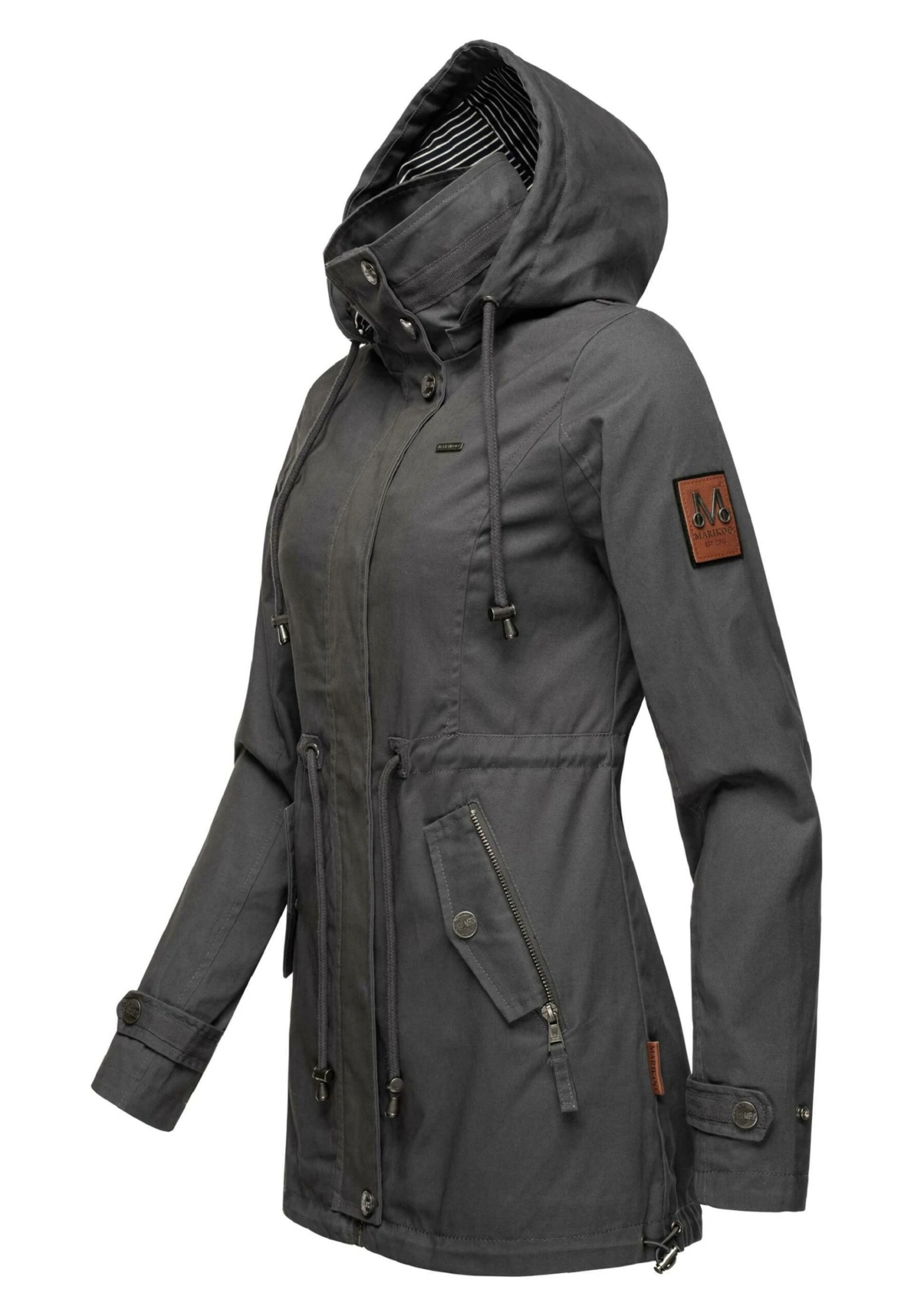 Marikoo Nyokoo - Parka - Dark Grey 8 Marikoo Nyokoo - Parka - Dark Grey - Afbeelding 8