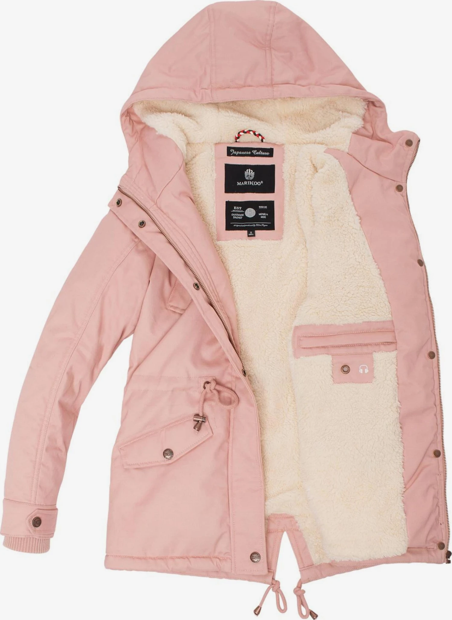 Marikoo Winterjassen Winterjas Manolya Dames Rosa 4 Marikoo Winterjassen Winterjas Manolya Dames Rosa - Afbeelding 4