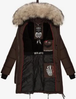 Marikoo Wintermantels Wintermantel Chaskaa Dames Mokka -Marikoo Verkoopwinkel 3fb4370576f71a98c1238af7b7f9ce28