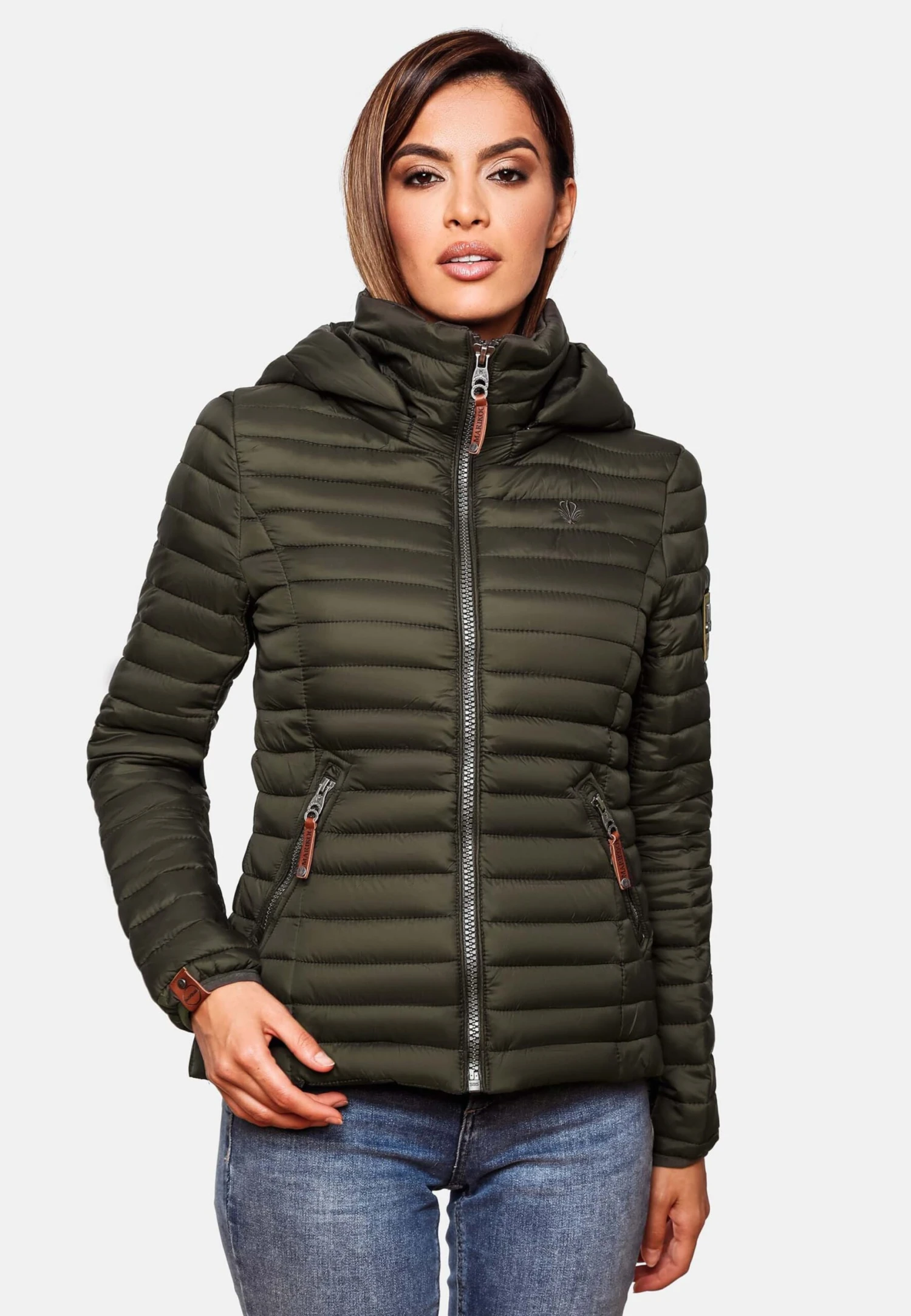 Marikoo Tussenjassen Tussenjas Löwenbaby Dames Olijfgroen 5 Marikoo Tussenjassen Tussenjas Löwenbaby Dames Olijfgroen - Afbeelding 5