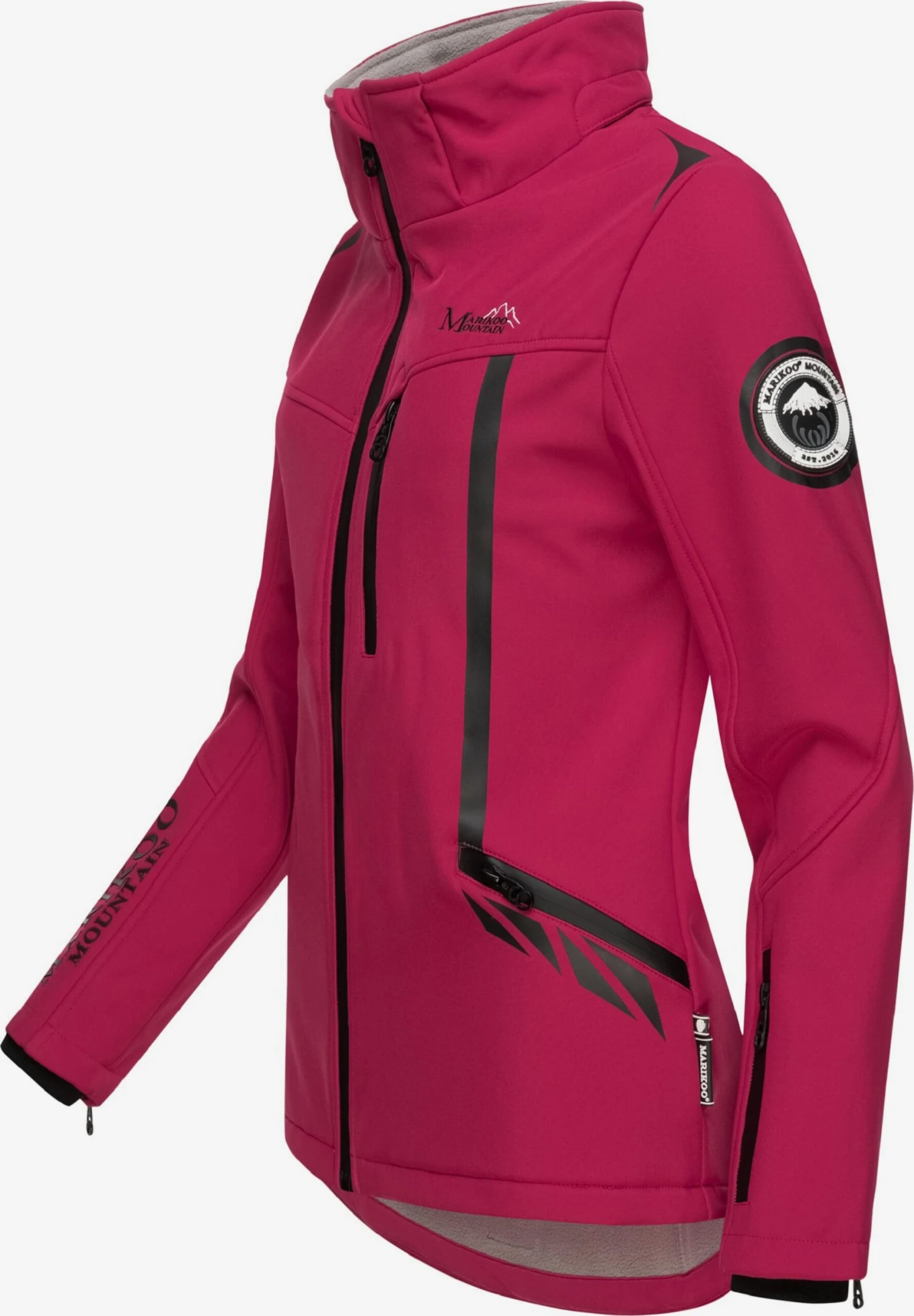 Marikoo Winterjassen Winterjas Dames Rood 4 Marikoo Winterjassen Winterjas Dames Rood - Afbeelding 4