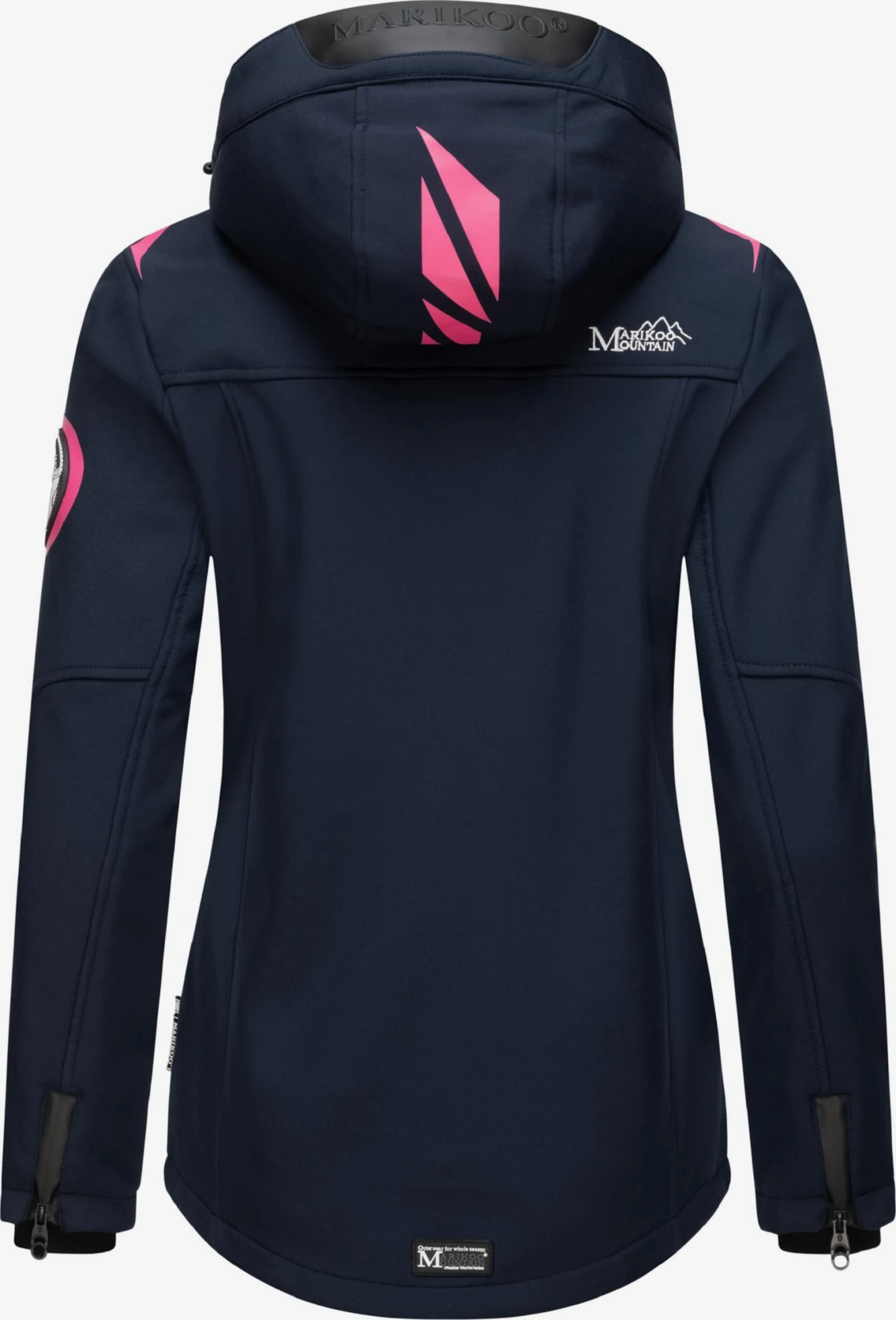 Marikoo Winterjassen Winterjas Dames Navy 3 Marikoo Winterjassen Winterjas Dames Navy - Afbeelding 3