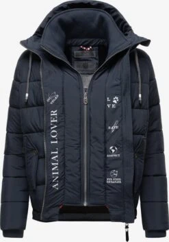 Marikoo Winterjassen Winterjas Taisaa Dames Navy -Marikoo Verkoopwinkel 45ae20bddc66e3f42825b29256b23c4e