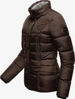 Marikoo Winterjassen Winterjas Loveleen Dames Chocoladebruin -Marikoo Verkoopwinkel 46e13907e5aa5b5b4cc354a21517270f