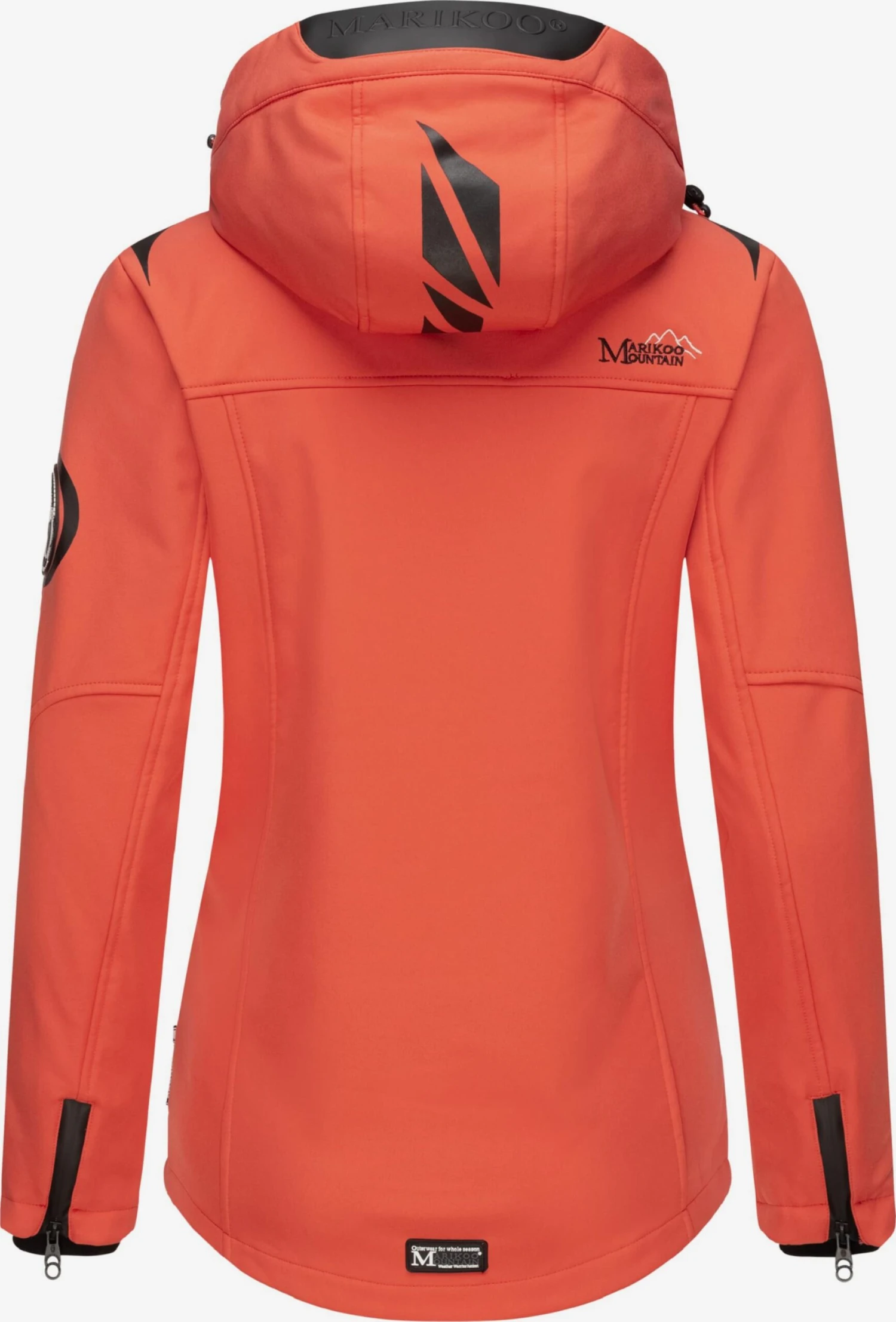 Marikoo Winterjassen Winterjas Dames Koraal 3 Marikoo Winterjassen Winterjas Dames Koraal - Afbeelding 3