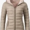 Marikoo Outdoor Jassen Functionele Jas Dames Lichtbeige