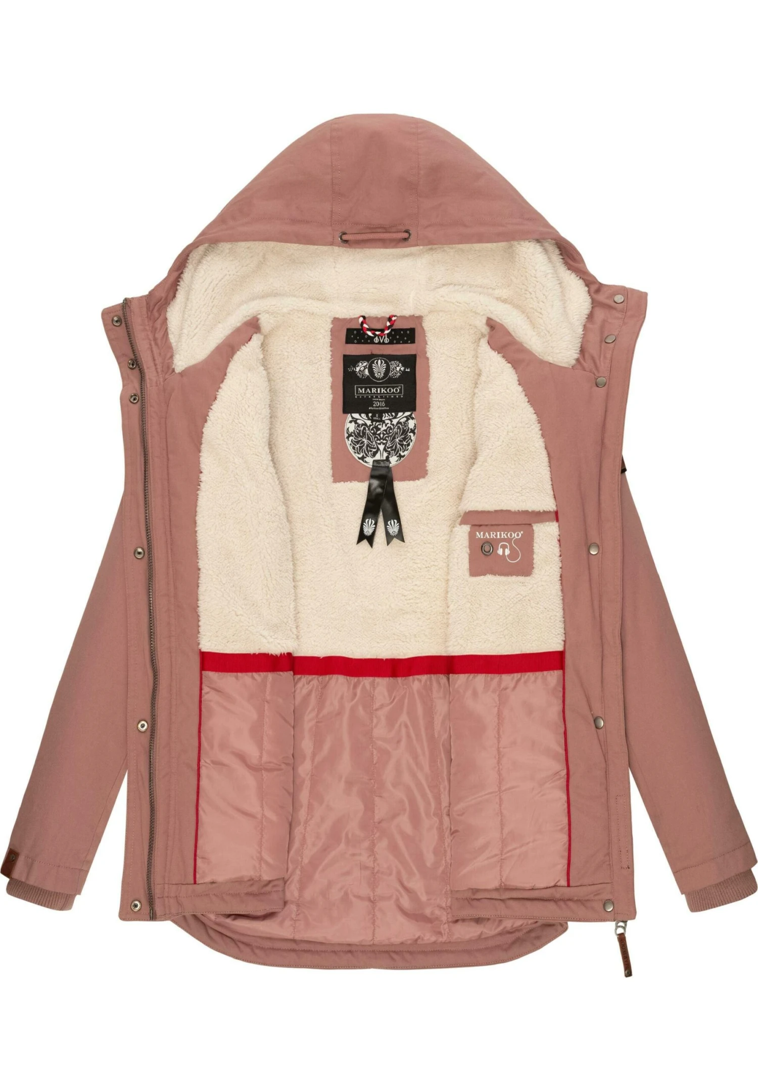 Marikoo Bikoo - Winterjas - Terracotta 4 Marikoo Bikoo - Winterjas - Terracotta - Afbeelding 4