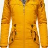 Marikoo Parkas Winterparka Kamii Dames Goudgeel