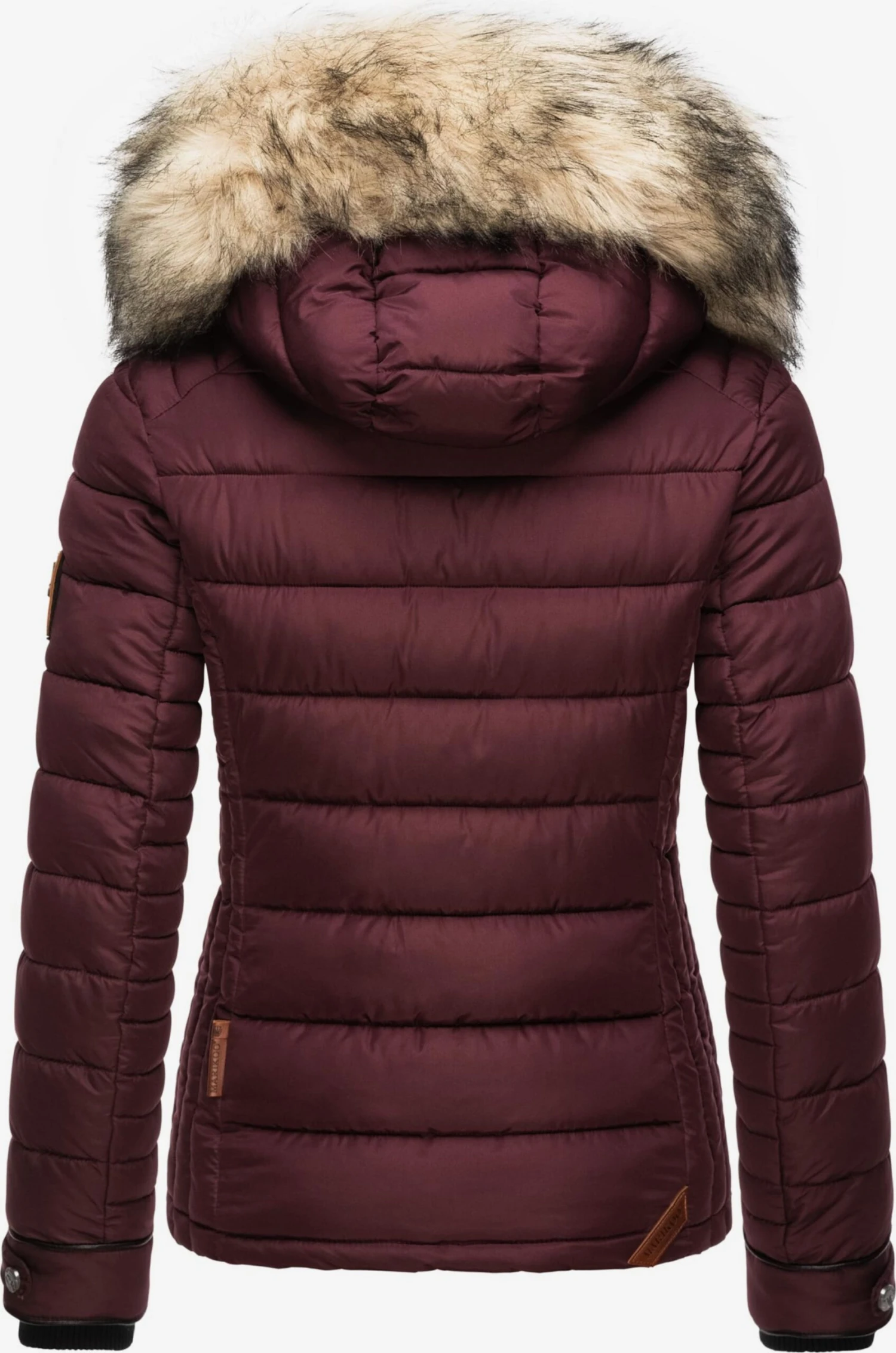 Marikoo Winterjassen Winterjas Lerikaa Dames Bordeaux 3 Marikoo Winterjassen Winterjas Lerikaa Dames Bordeaux - Afbeelding 3