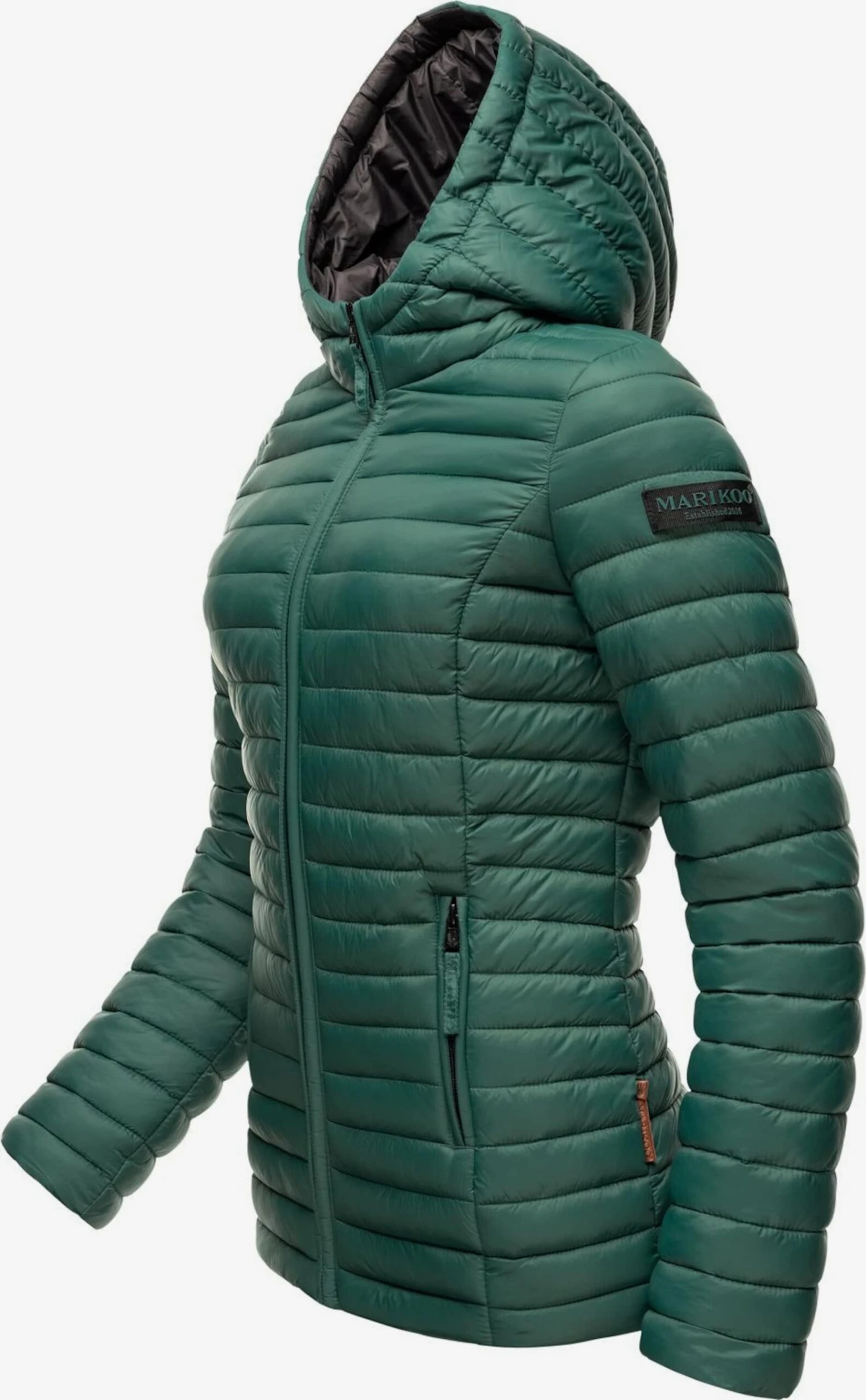 Marikoo Tussenjassen Tussenjas Asraa Dames Smaragd 2 Marikoo Tussenjassen Tussenjas Asraa Dames Smaragd - Afbeelding 2