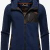 Marikoo Outdoor Jassen Fleece Jas Mount Iwaki Dames Navy