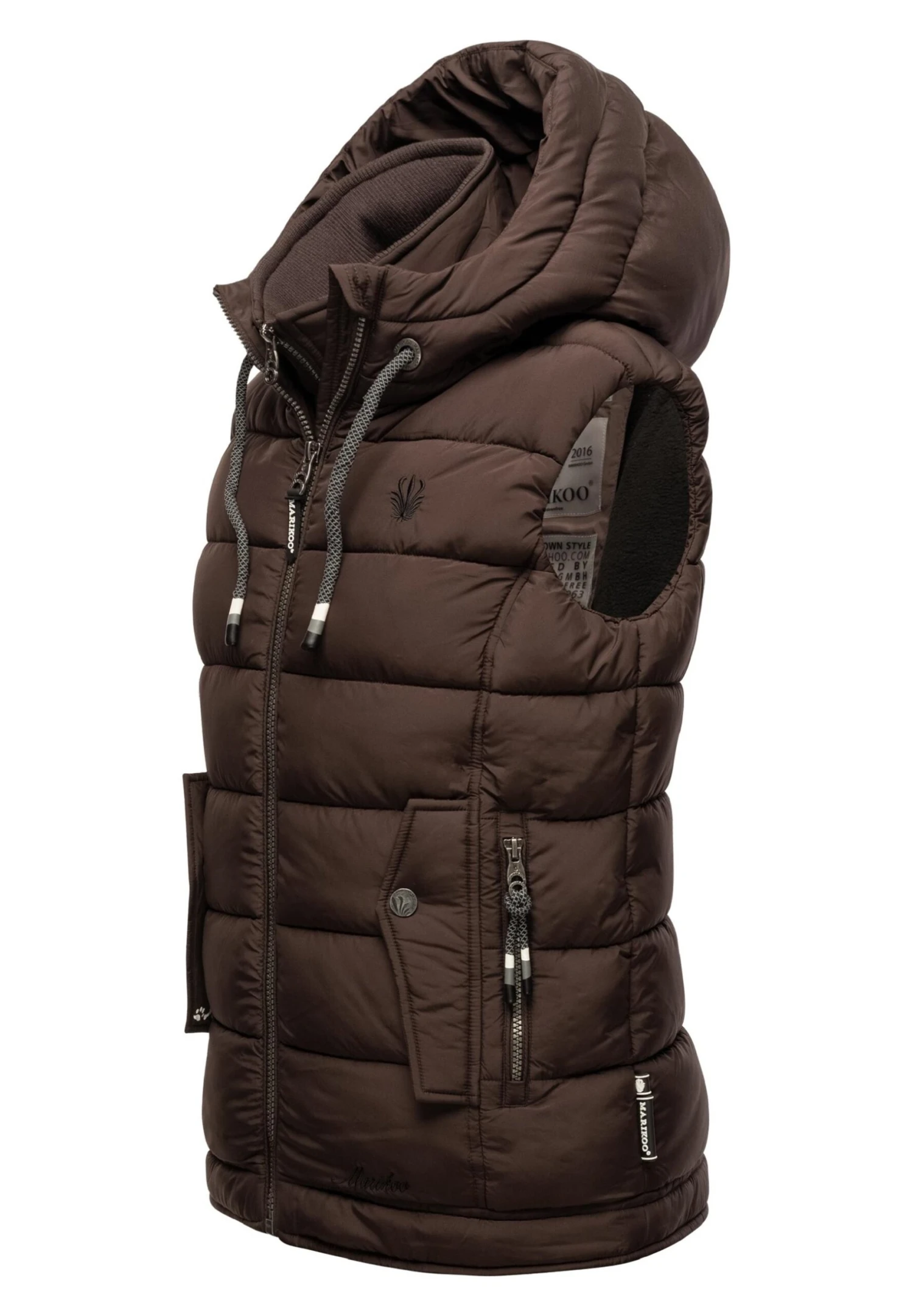 Marikoo Taisaa - Bodywarmer - Dark Choco 8 Marikoo Taisaa - Bodywarmer - Dark Choco - Afbeelding 8