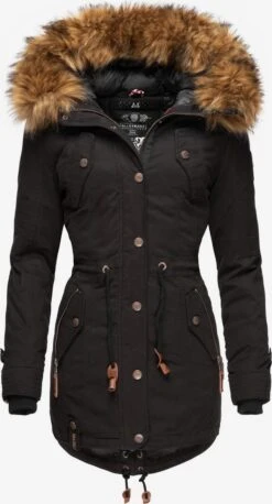 Marikoo Parkas Winterparka La Viva Dames Zwart