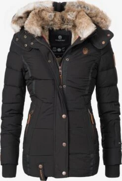 Bestsellers 9 Marikoo Winterjassen Winterjas Nekoo Dames Zwart