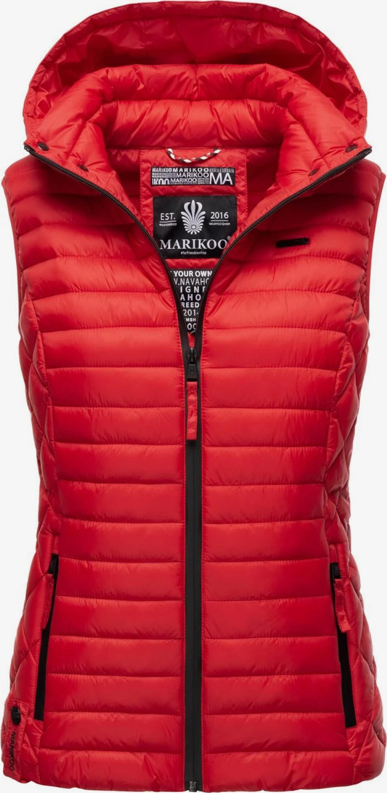 Marikoo Bodywarmers Bodywarmer Hasenpfote Dames Rood 2 Marikoo Bodywarmers Bodywarmer Hasenpfote Dames Rood - Afbeelding 2