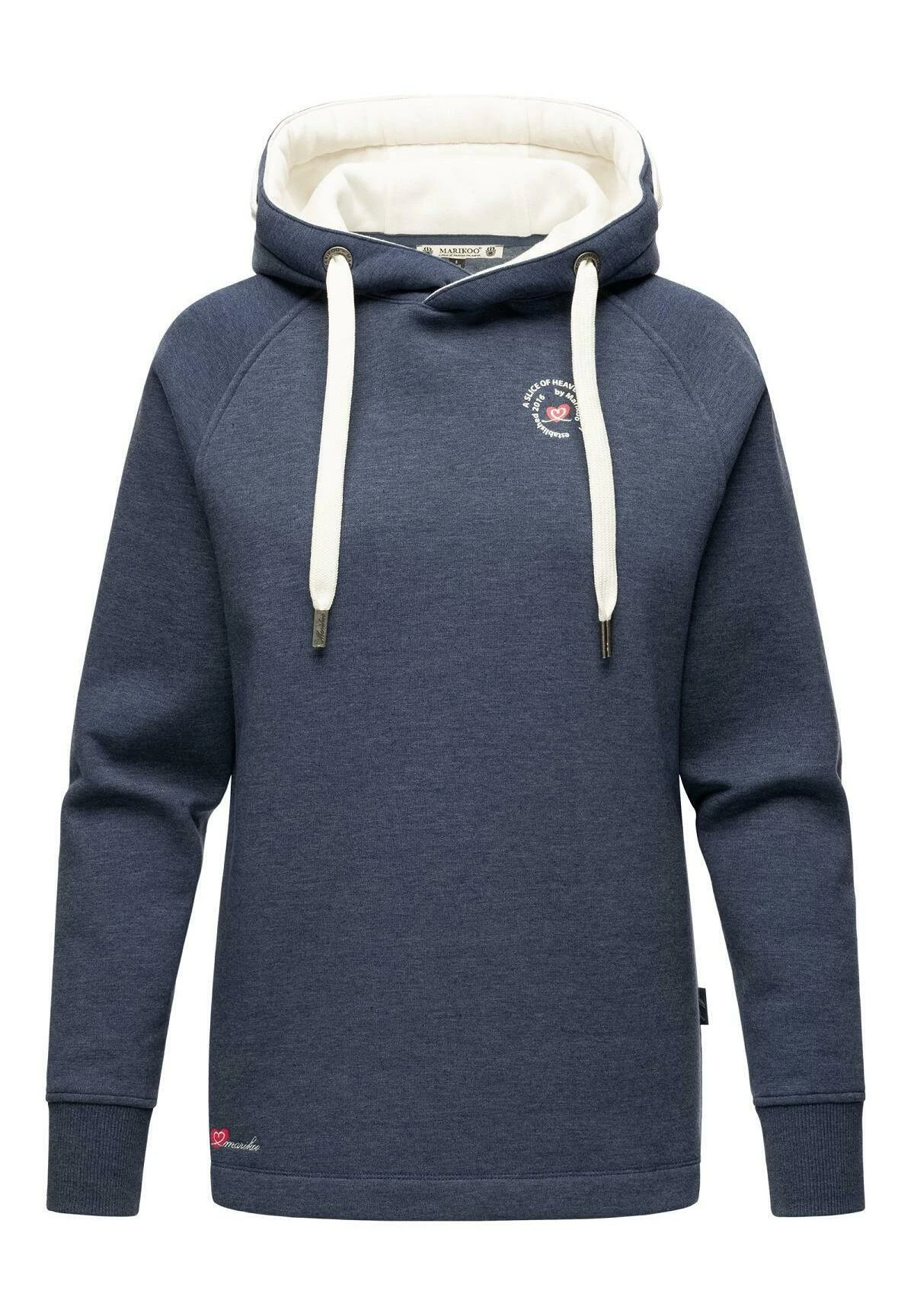 Marikoo Hoodie - Mottled Dark Blue 1 Marikoo Hoodie - Mottled Dark Blue