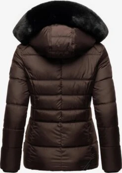 Marikoo Winterjassen Winterjas Loveleen Dames Chocoladebruin -Marikoo Verkoopwinkel 61270b5c47345de92d49aae0410d3074