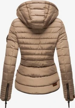 Marikoo Winterjassen Winterjas Amber Dames Beige -Marikoo Verkoopwinkel 6180aec0a366903ec13e62903d5a7544